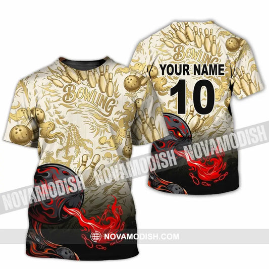 Unisex Shirt - Custom Bowling Shirt - T-Shirt / S - T-shirt