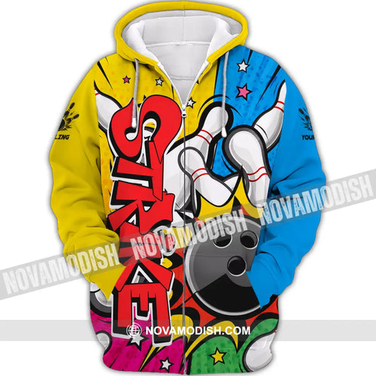 Unisex Shirt - Custom Bowling Shirt - Zipper Hoodie / S - T-shirt