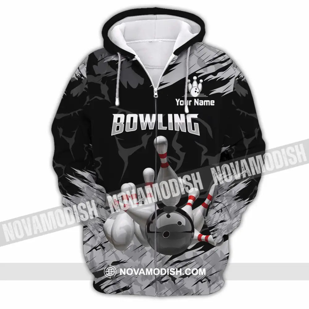 Unisex Shirt - Custom Bowling Shirt - Zipper Hoodie / S - T-shirt