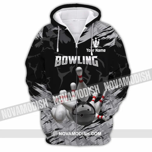 Unisex Shirt - Custom Bowling Shirt - Zipper Hoodie / S - T-shirt