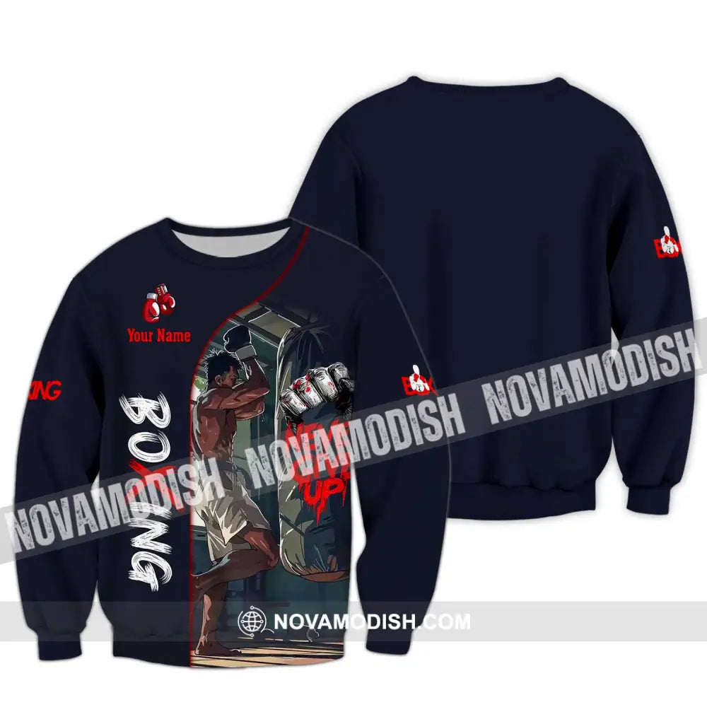 Unisex Shirt - Custom Boxing 3D Shirt Long Sleeve / S T-shirt
