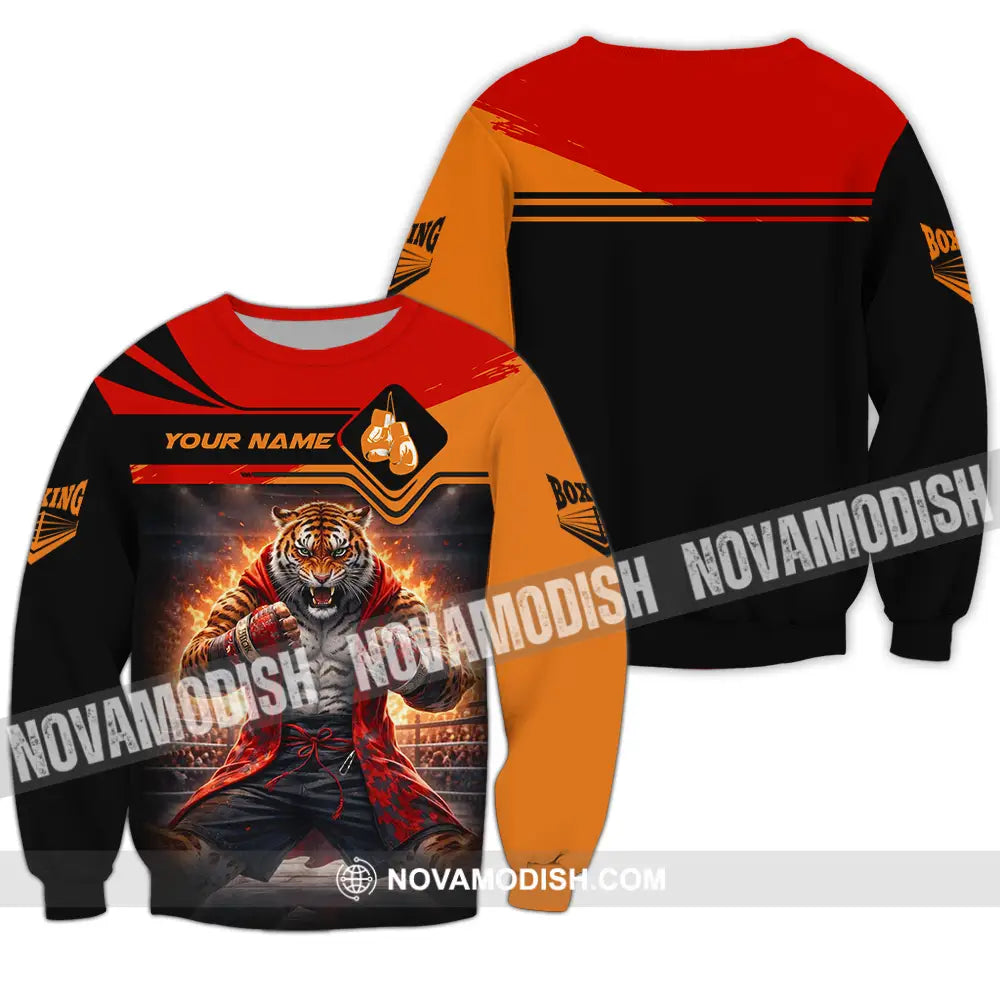 Unisex Shirt - Custom Boxing 3D Shirt Long Sleeve / S T-shirt