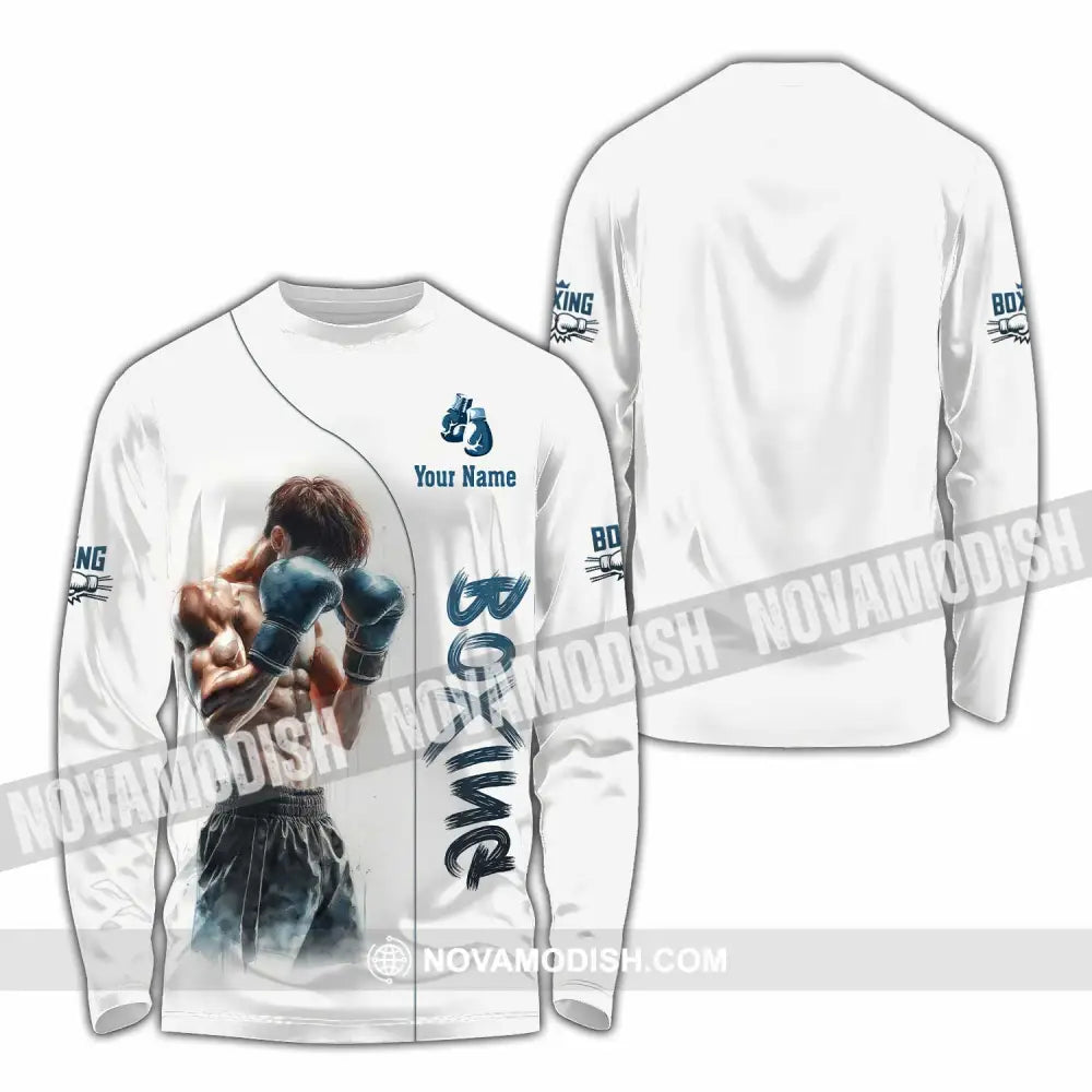 Unisex Shirt - Custom Boxing 3D Shirt Long Sleeve Shirt / S T-shirt