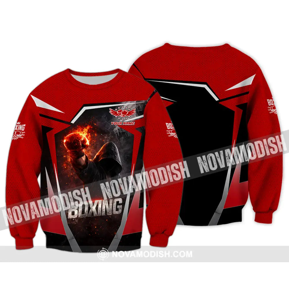 Unisex Shirt - Custom Boxing 3D Shirt Long Sleeve / S T-shirt