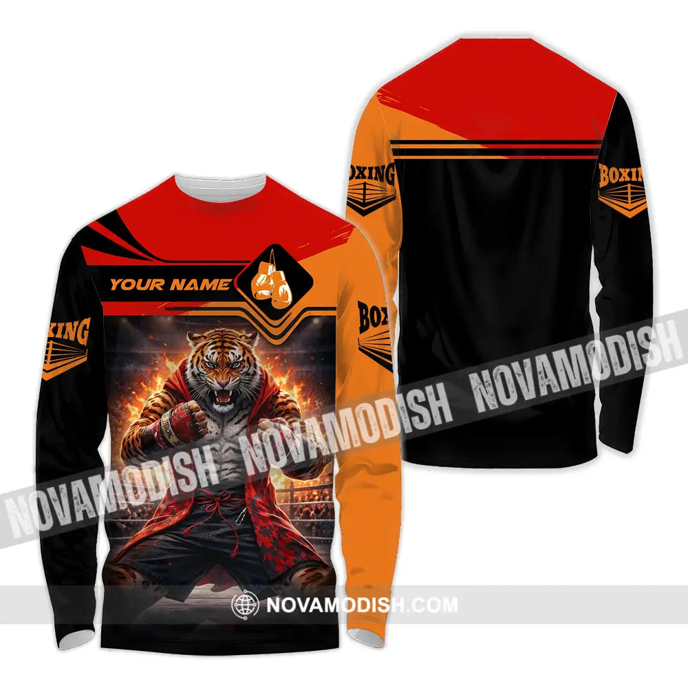 Unisex Shirt - Custom Boxing 3D Shirt Long Sleeve Shirt / S T-shirt