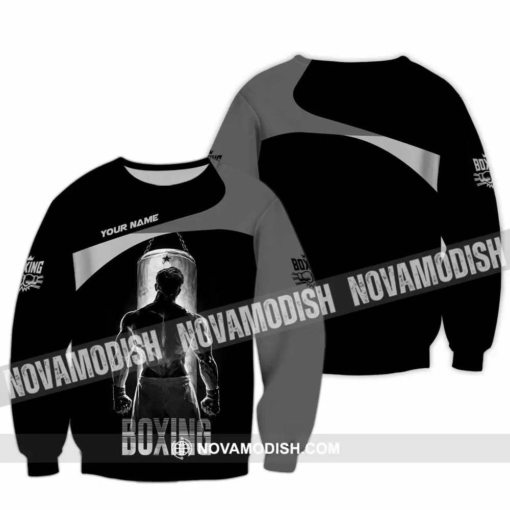 Unisex Shirt - Custom Boxing 3D Shirt - Long Sleeve / S - T-shirt