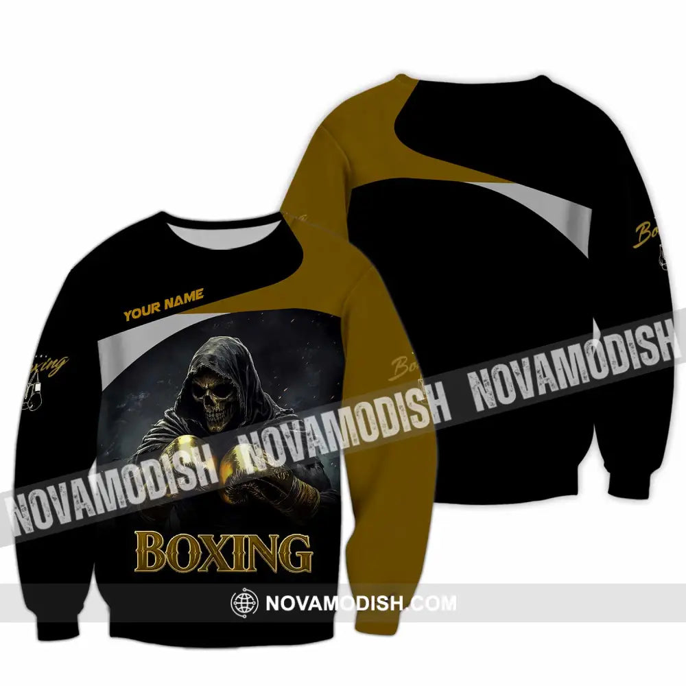 Unisex Shirt - Custom Boxing 3D Shirt Long Sleeve / S T-shirt