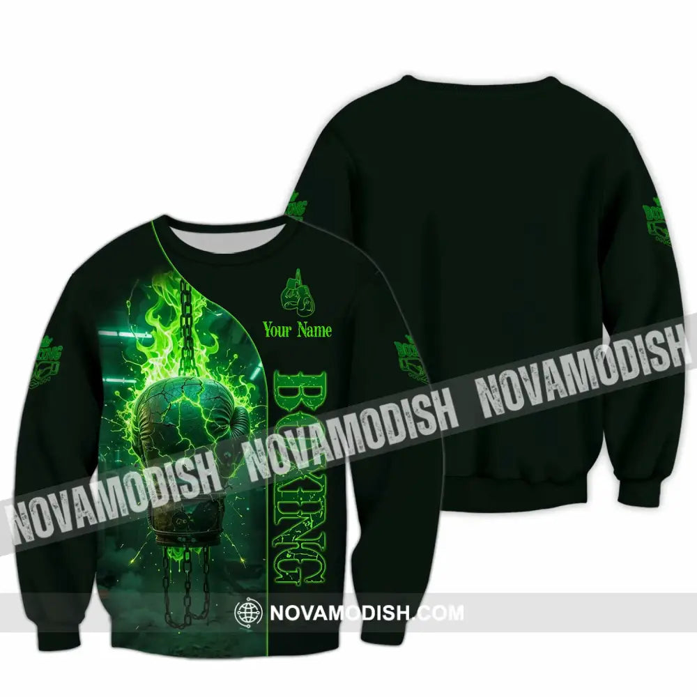 Unisex Shirt - Custom Boxing 3D Shirt Long Sleeve / S T-shirt