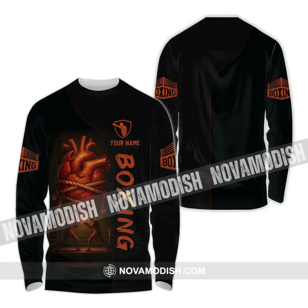Unisex Shirt - Custom Boxing 3D Shirt Long Sleeve Shirt / S T-shirt