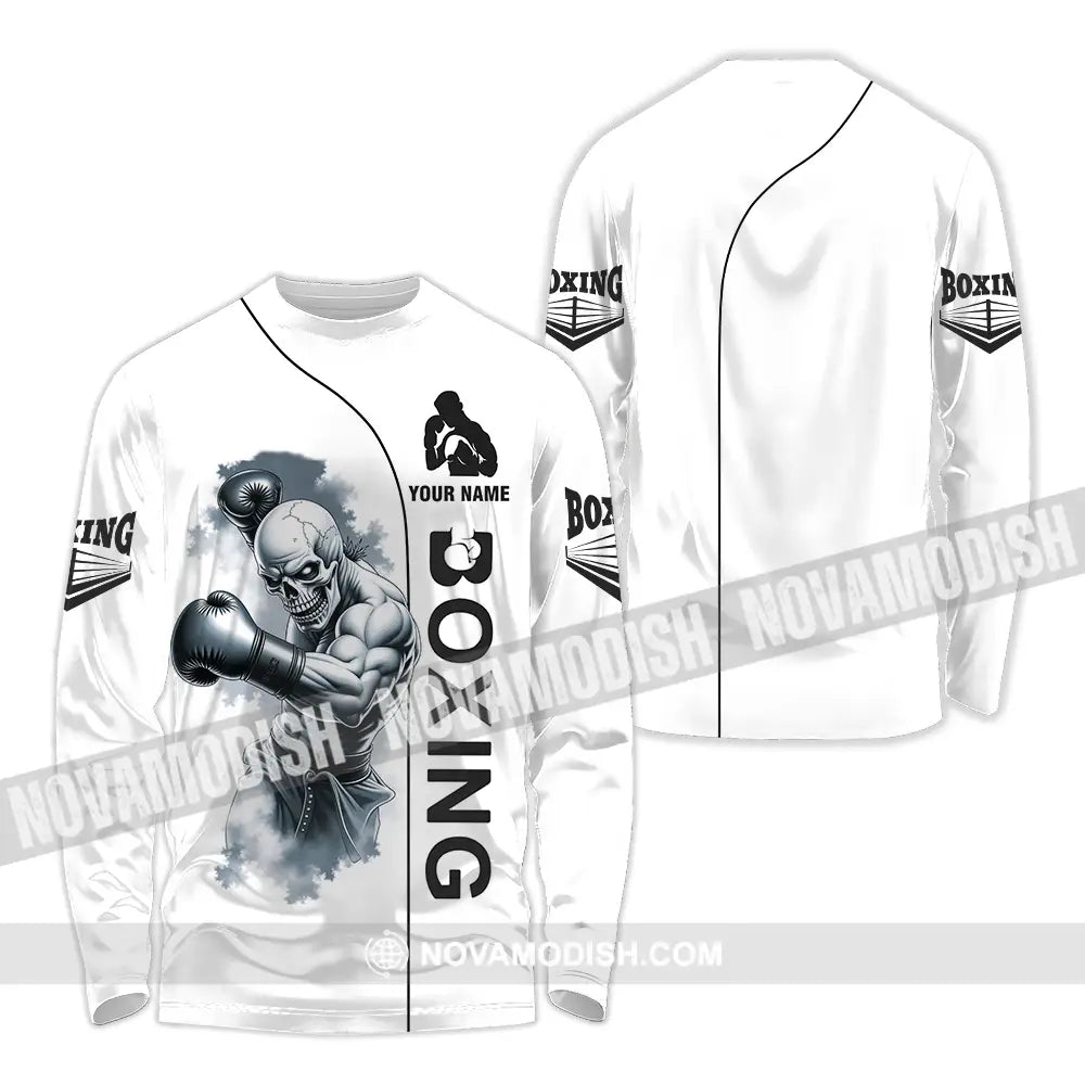Unisex Shirt - Custom Boxing 3D Shirt Long Sleeve Shirt / S T-shirt