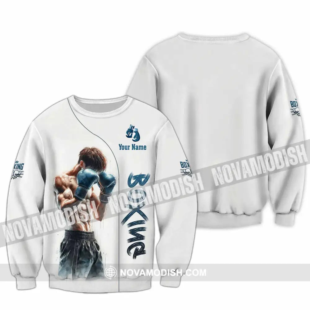 Unisex Shirt - Custom Boxing 3D Shirt Long Sleeve / S T-shirt