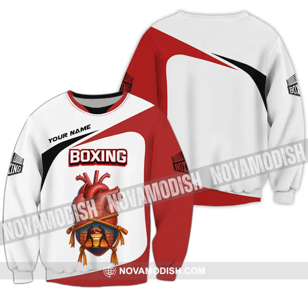 Unisex Shirt - Custom Boxing 3D Shirt Long Sleeve / S T-shirt