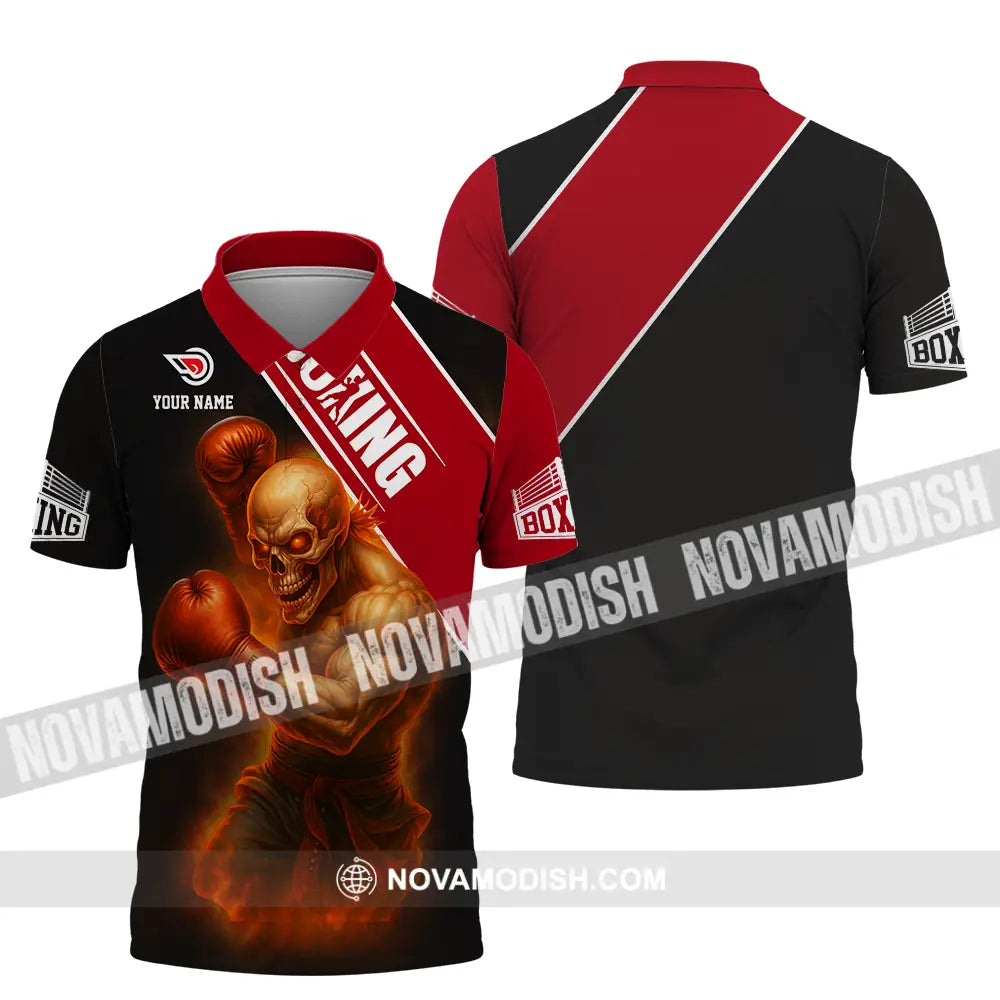 Unisex Shirt - Custom Boxing 3D Shirt Polo Shirt / S T-shirt