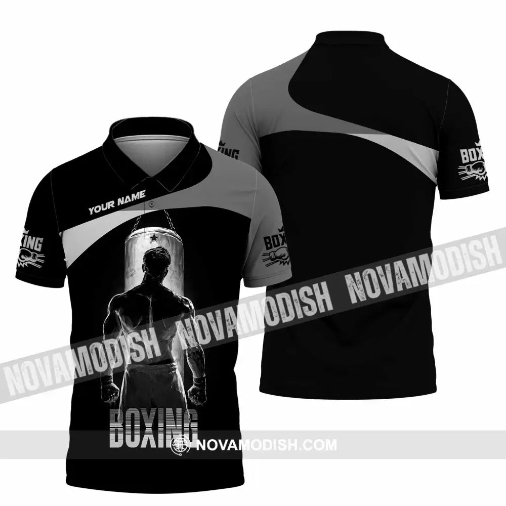 Unisex Shirt - Custom Boxing 3D Shirt - Polo Shirt / S - T-shirt