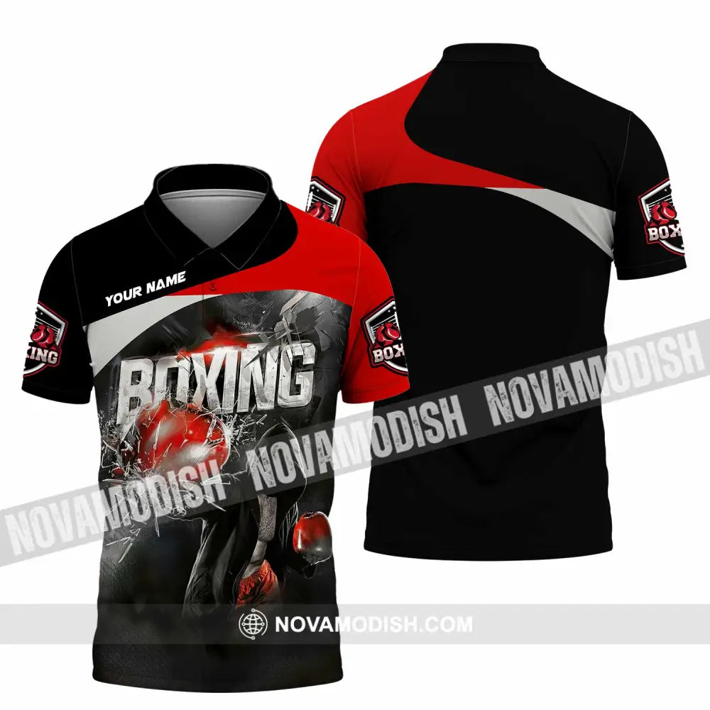 Unisex Shirt - Custom Boxing 3D Shirt Polo Shirt / S T-shirt
