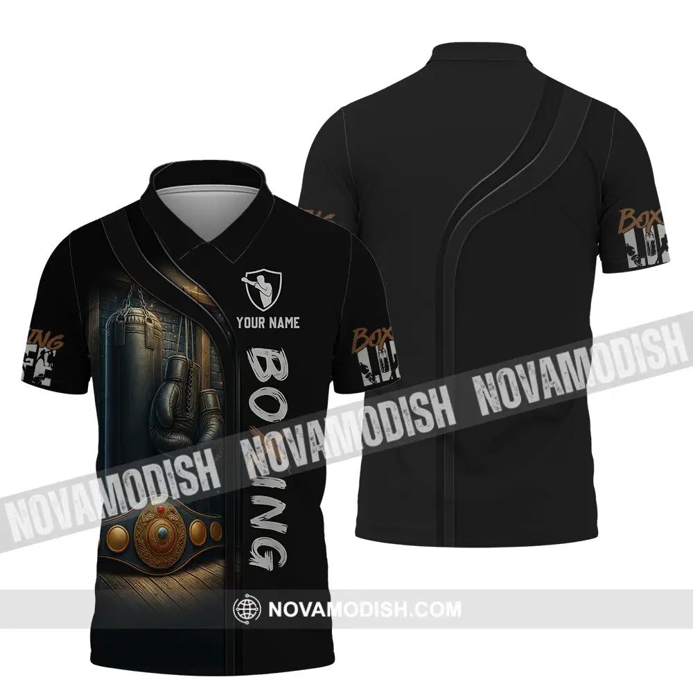 Unisex Shirt - Custom Boxing 3D Shirt Polo Shirt / S T-shirt