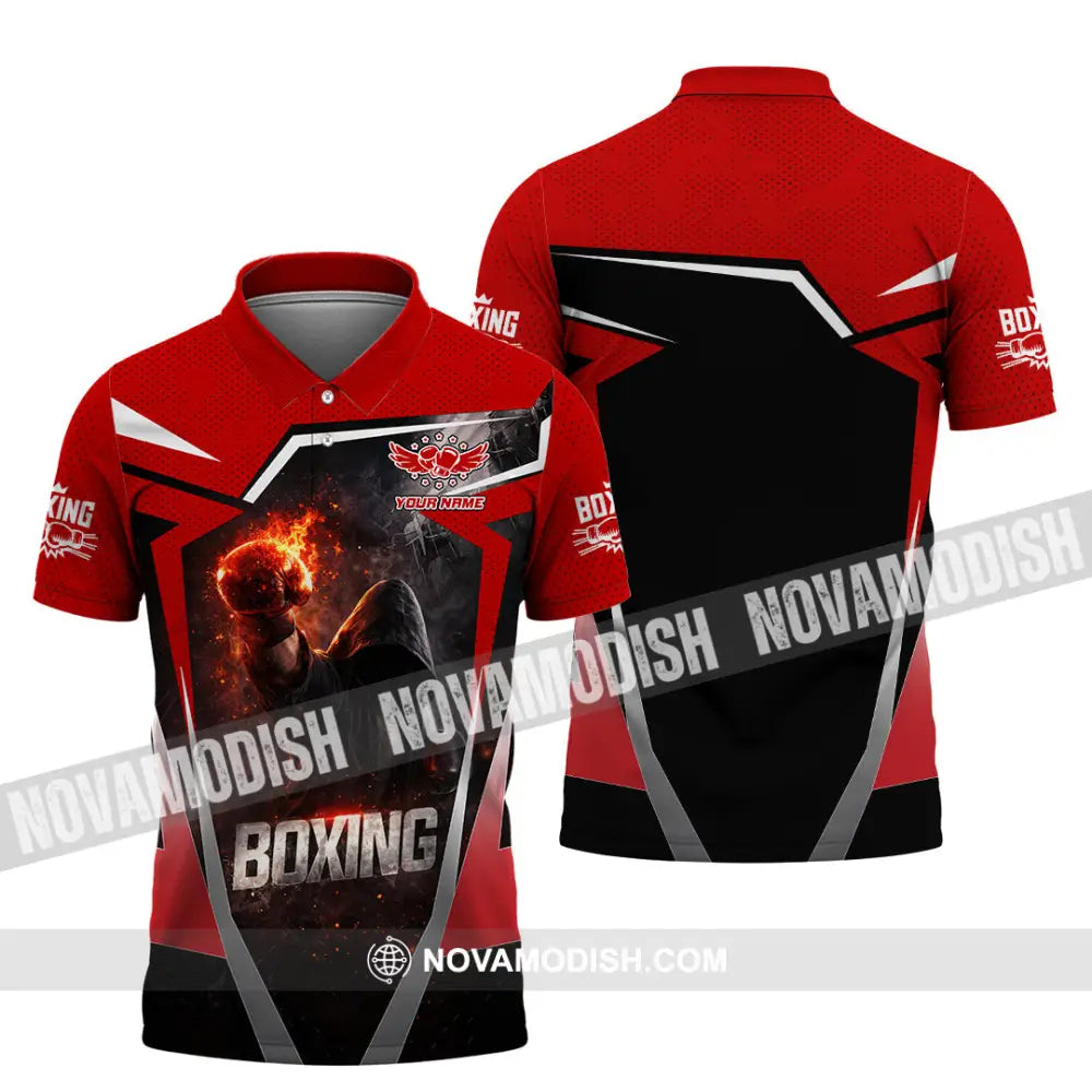 Unisex Shirt - Custom Boxing 3D Shirt Polo Shirt / S T-shirt