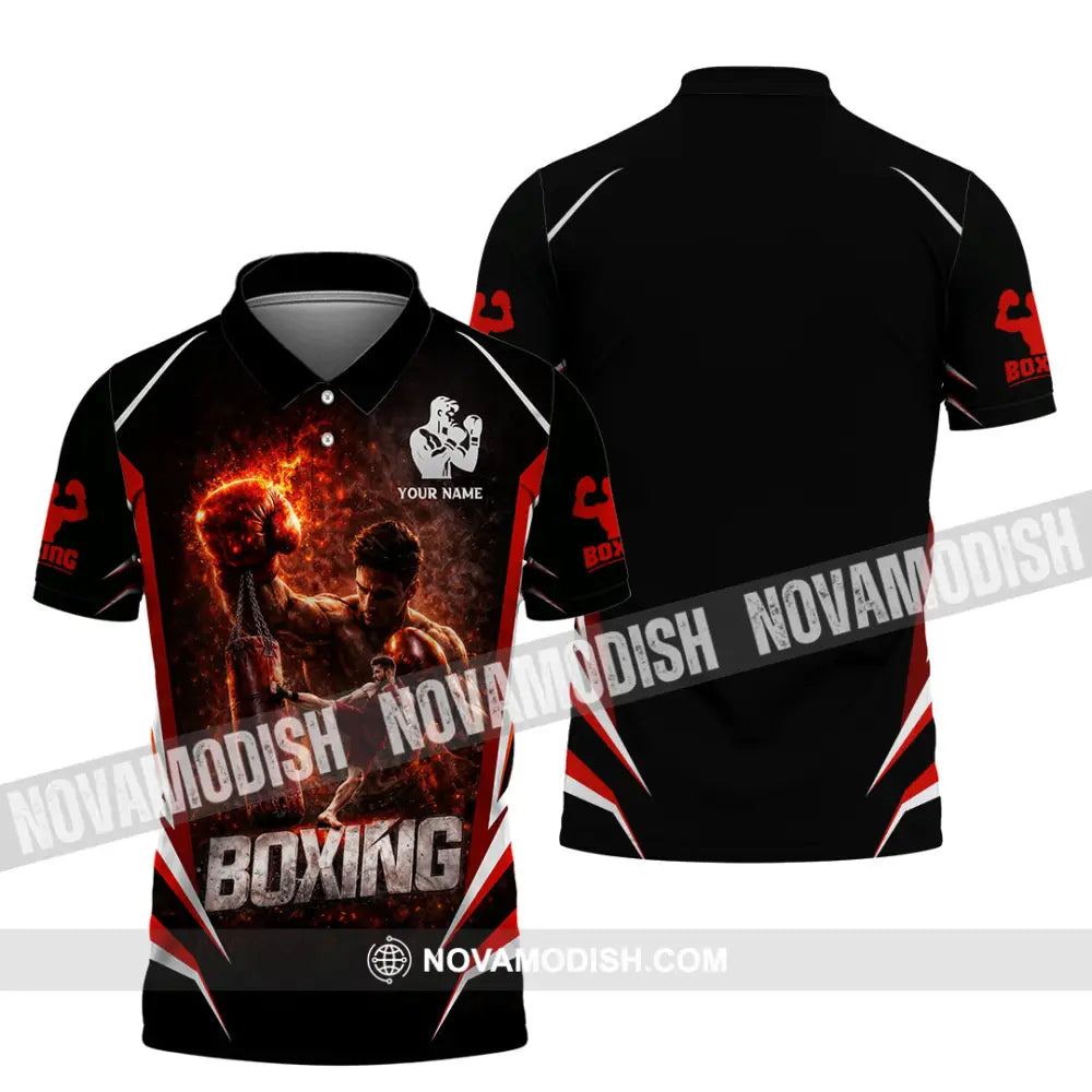Unisex Shirt - Custom Boxing 3D Shirt Polo Shirt / S T-shirt