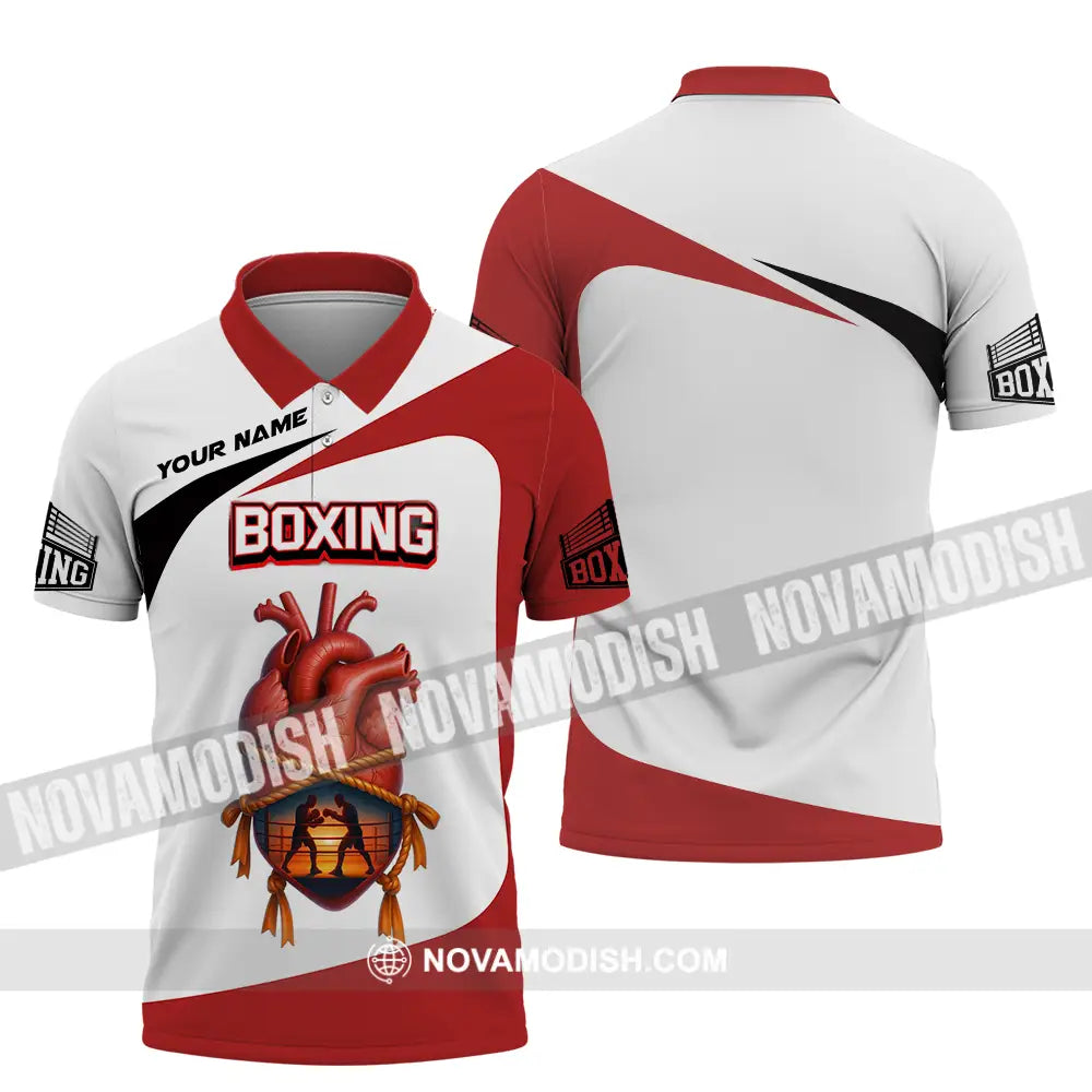 Unisex Shirt - Custom Boxing 3D Shirt Polo Shirt / S T-shirt