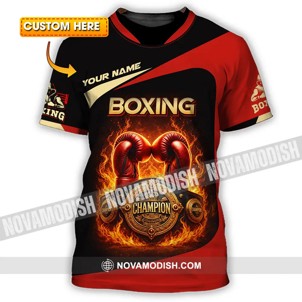 Unisex Shirt - Custom Boxing 3D Shirt T-shirt