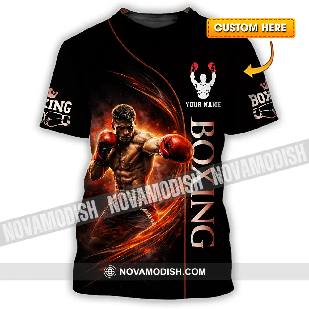 Unisex Shirt - Custom Boxing 3D Shirt - T-shirt
