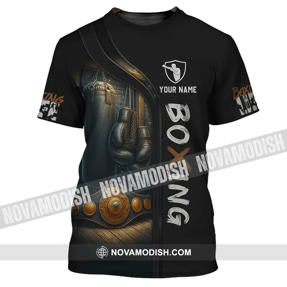 Unisex Shirt - Custom Boxing 3D Shirt T-Shirt / S T-shirt