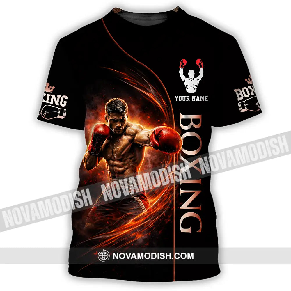 Unisex Shirt - Custom Boxing 3D Shirt - T-Shirt / S - T-shirt