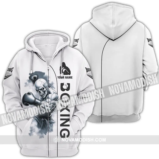 Unisex Shirt - Custom Boxing 3D Shirt Zipper Hoodie / S T-shirt