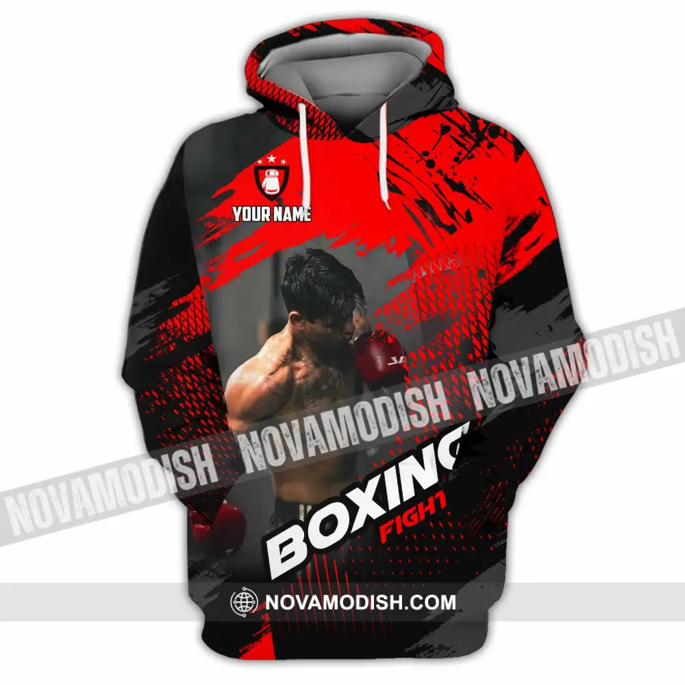 Unisex Shirt - Custom Boxing Fight 3D Shirt - Hoodie / S - T-shirt