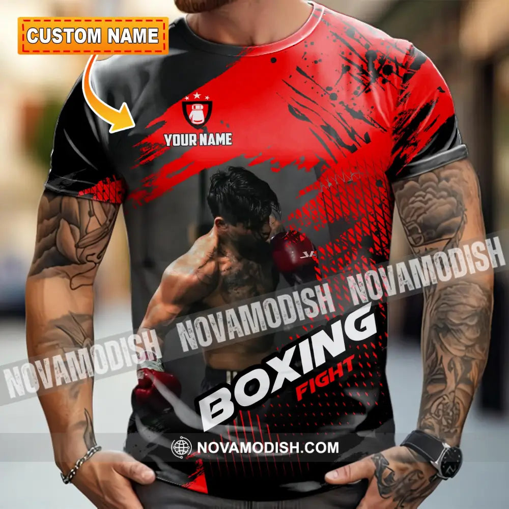 Unisex Shirt - Custom Boxing Fight 3D Shirt - T-shirt