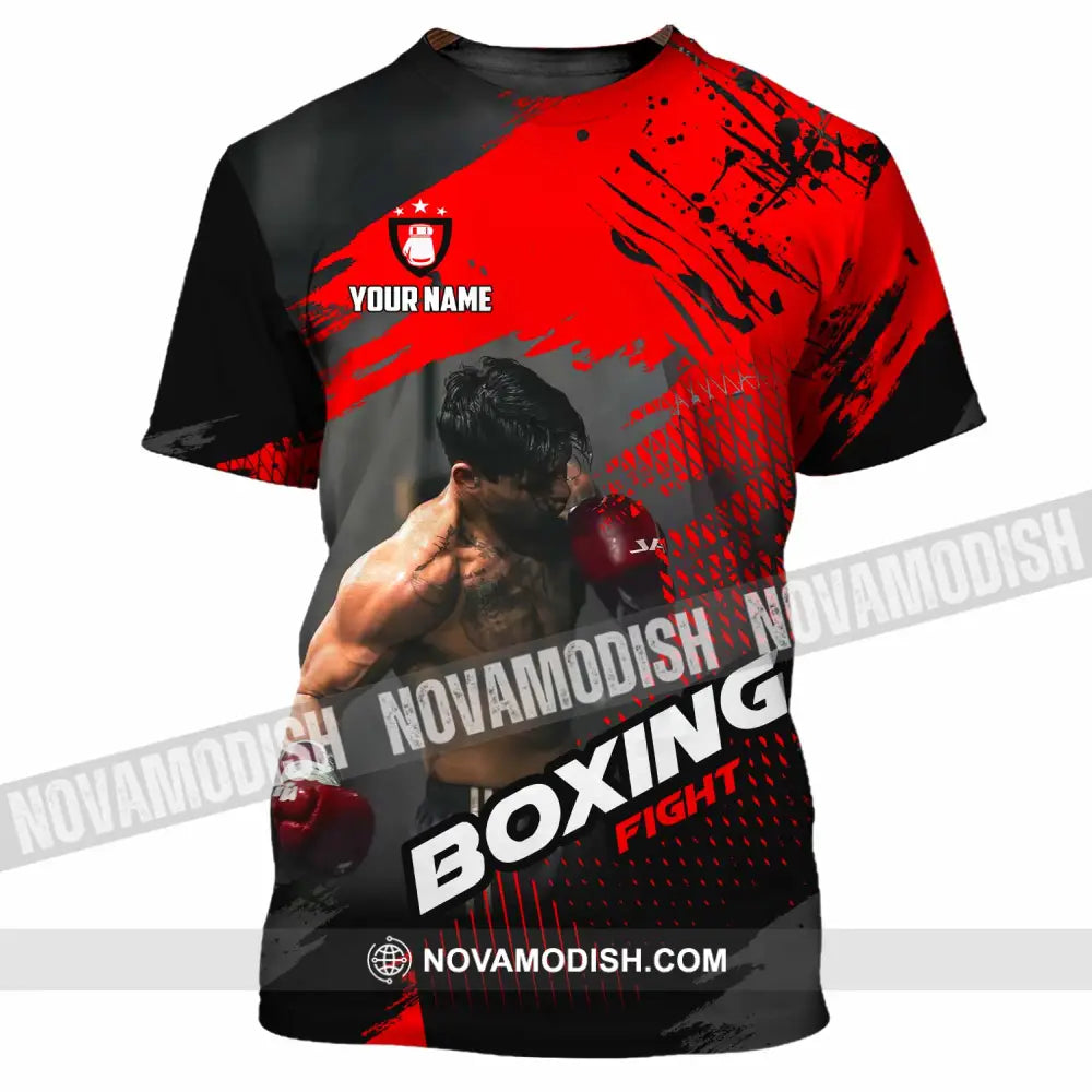 Unisex Shirt - Custom Boxing Fight 3D Shirt - T-Shirt / S - T-shirt