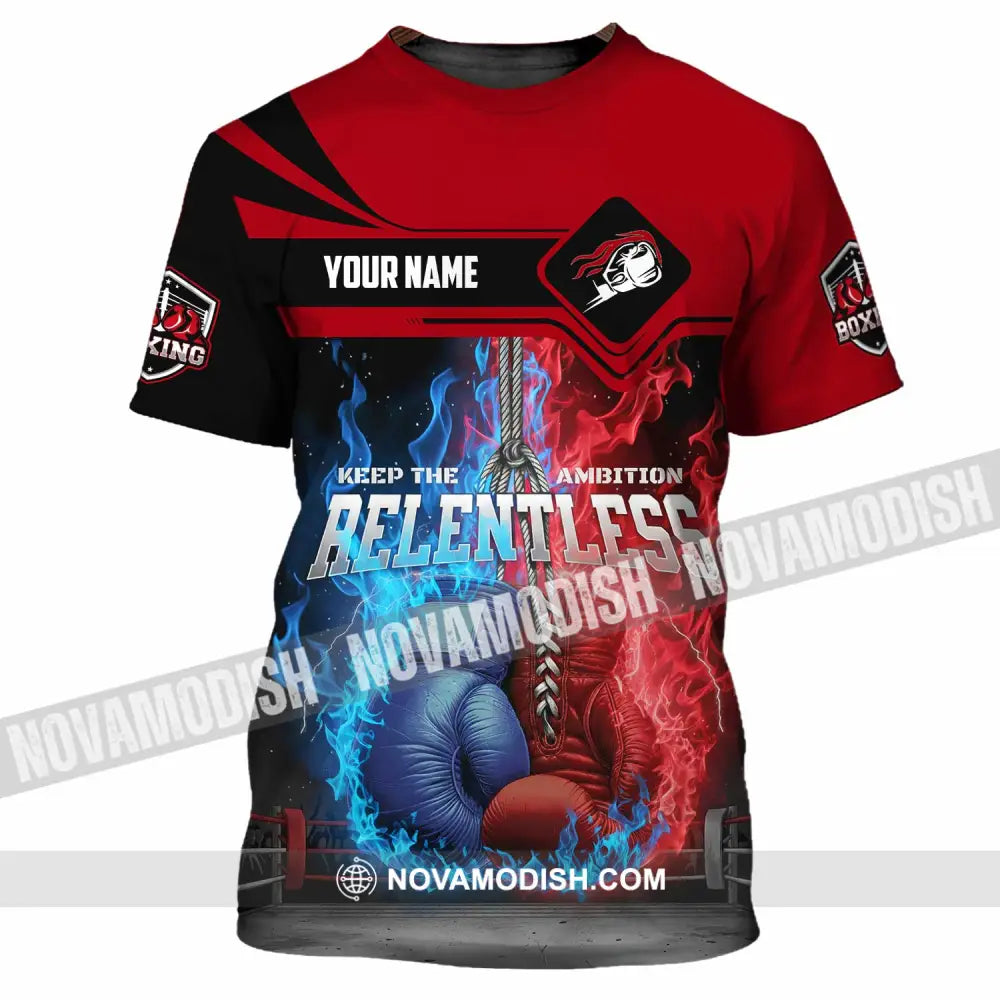 Unisex Shirt - Custom Boxing Keep The Ambition Release 3D Shirt T-Shirt / S T-shirt