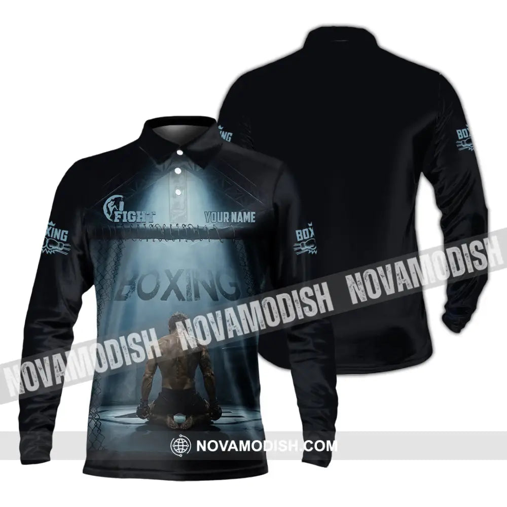 Unisex Shirt - Custom Boxing Shirt - Long Sleeve Polo / S - T-shirt