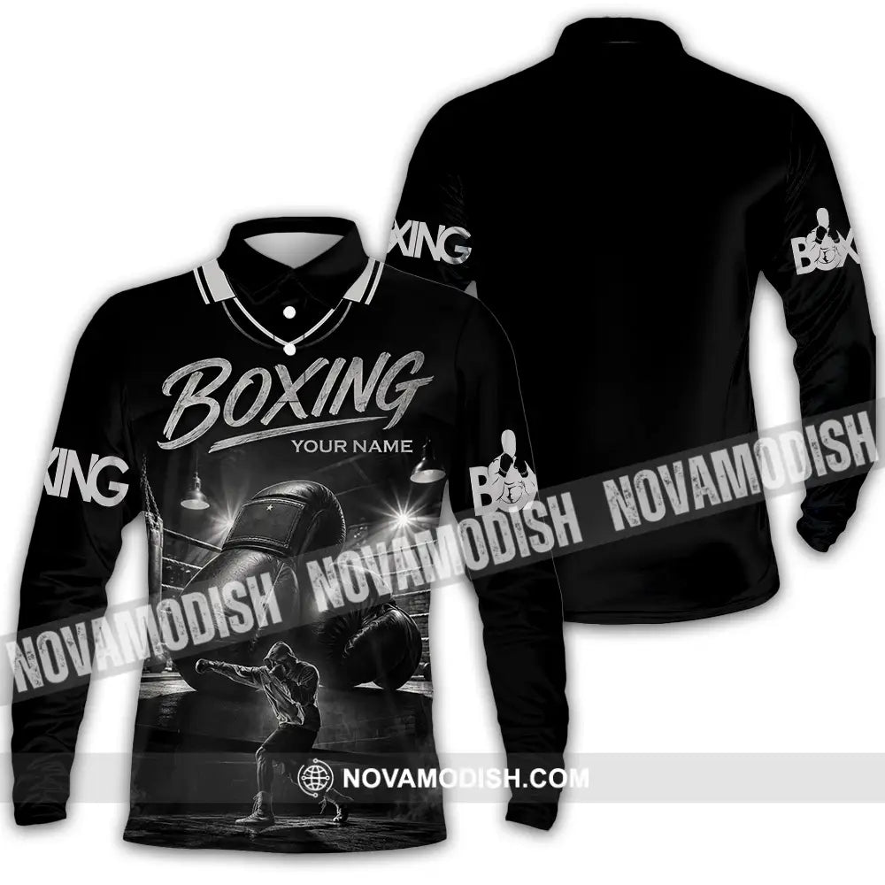 Unisex Shirt - Custom Boxing Shirt - Long Sleeve Polo / S - T-shirt