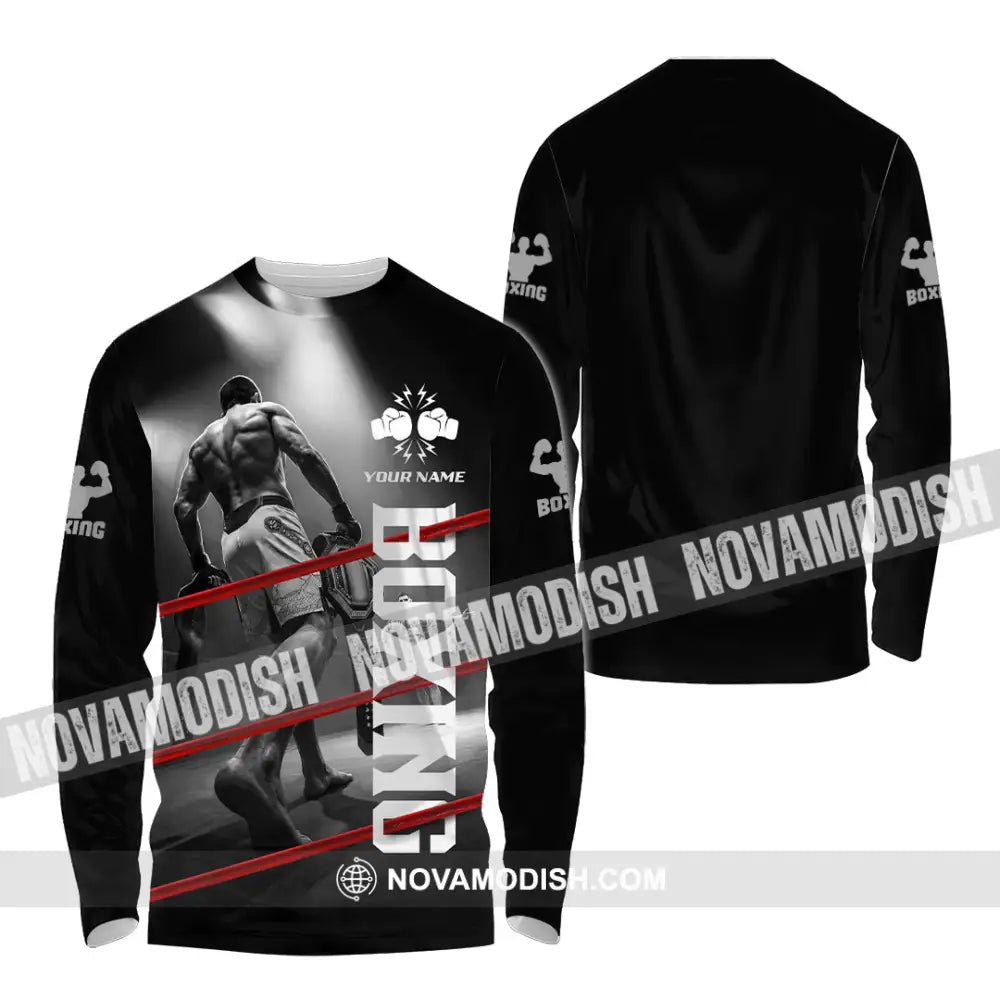 Unisex Shirt - Custom Boxing Shirt - Long Sleeve Shirt / S - T-shirt