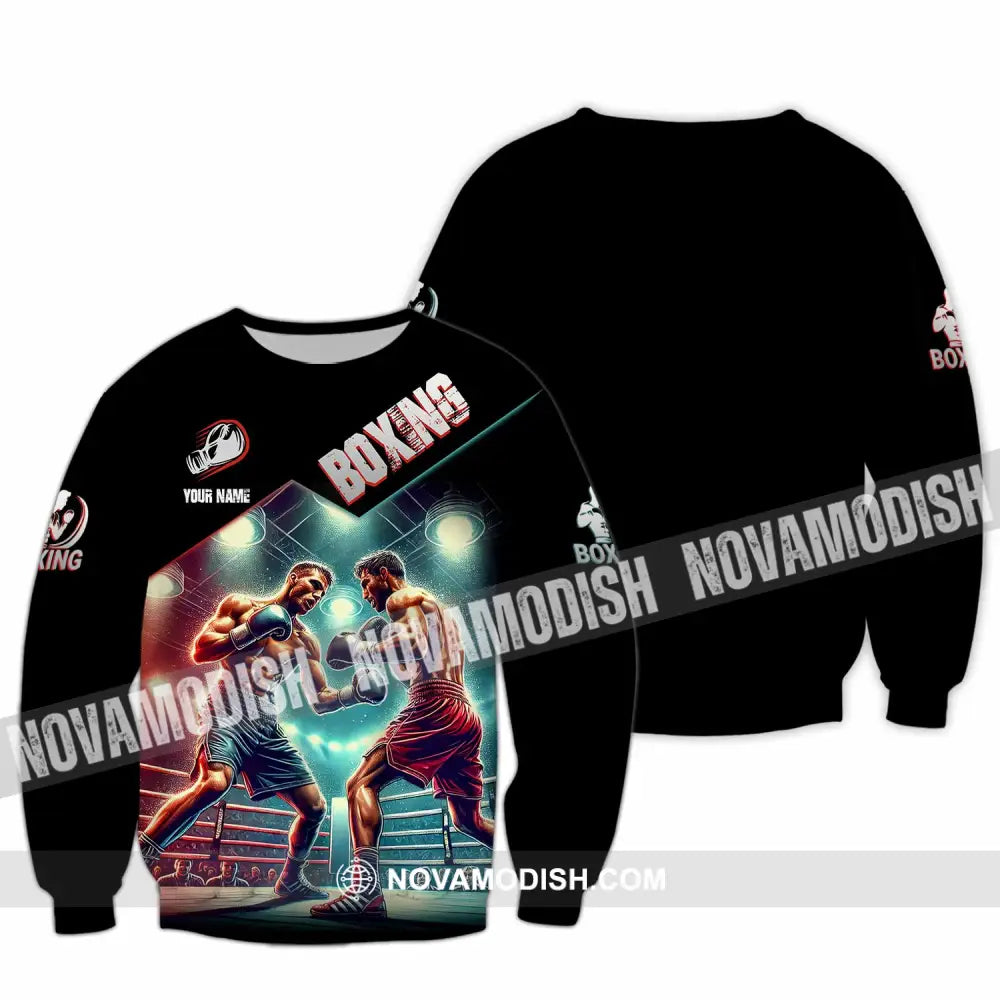 Unisex Shirt - Custom Boxing Shirt Long Sleeve / S T-shirt