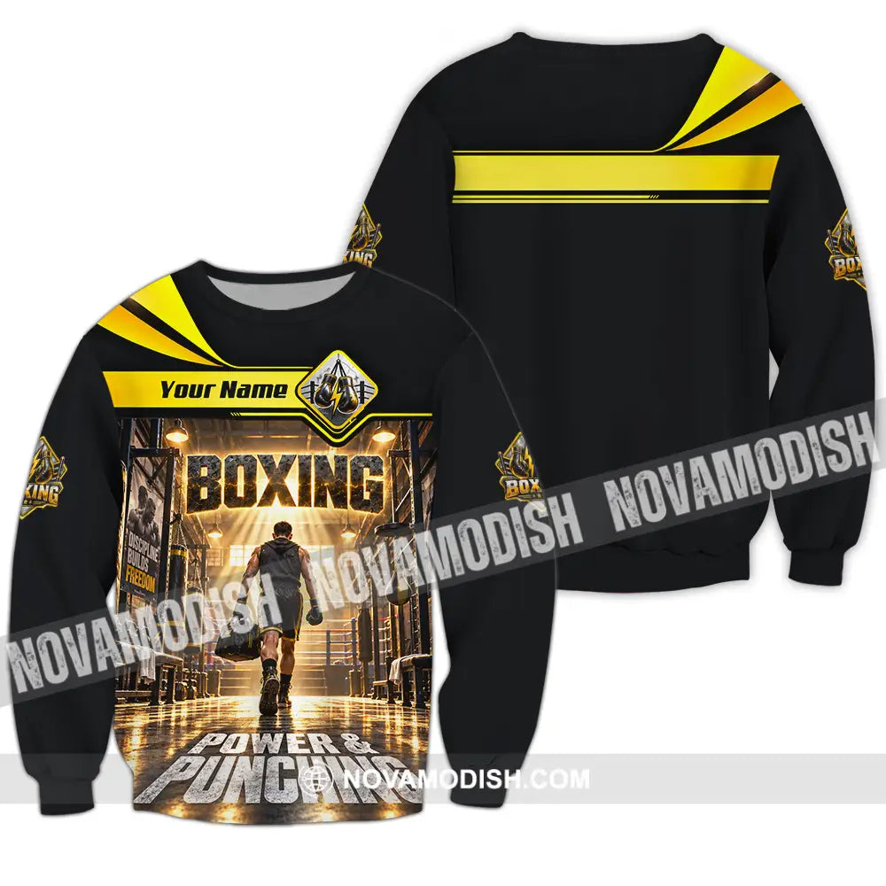 Unisex Shirt - Custom Boxing Shirt - Long Sleeve / S - T-shirt