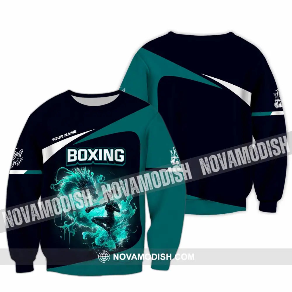 Unisex Shirt - Custom Boxing Shirt Long Sleeve / S T-shirt