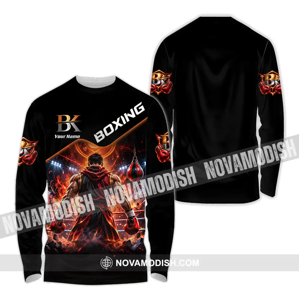 Unisex Shirt - Custom Boxing Shirt - Long Sleeve Shirt / S - T-shirt