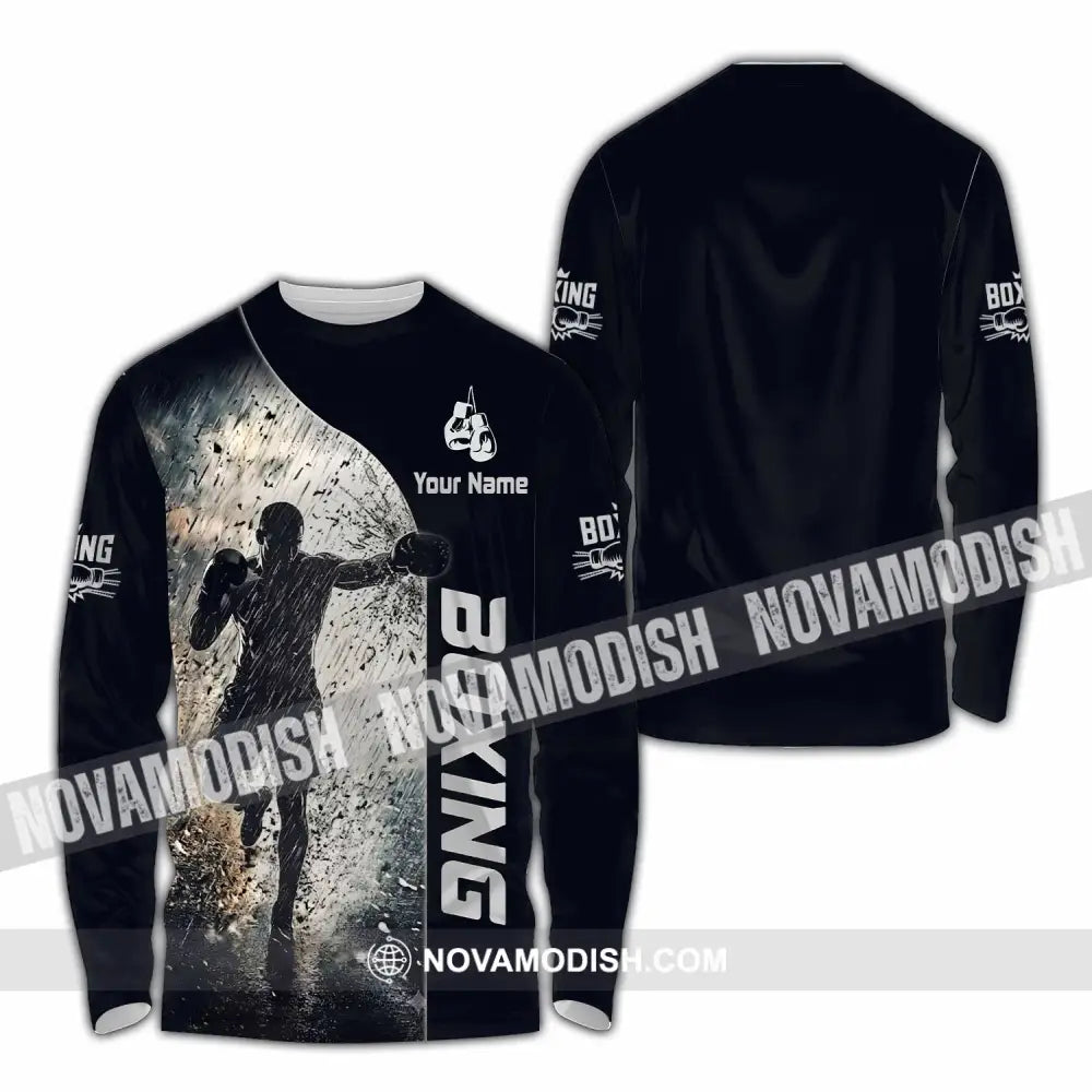 Unisex Shirt - Custom Boxing Shirt - Long Sleeve Shirt / S - T-shirt