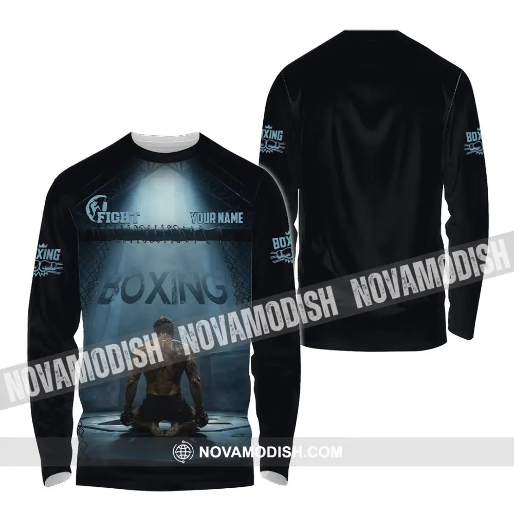 Unisex Shirt - Custom Boxing Shirt - Long Sleeve Shirt / S - T-shirt