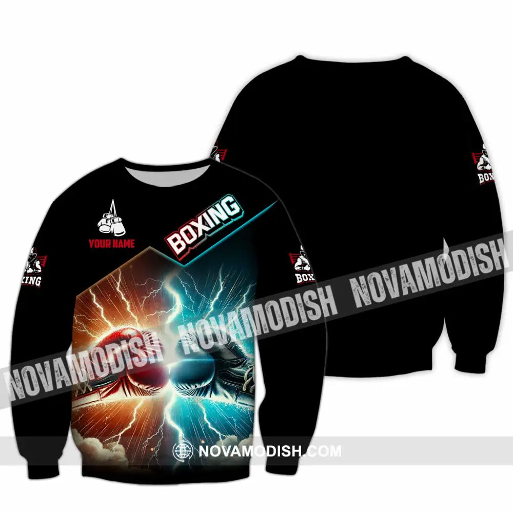 Unisex Shirt - Custom Boxing Lover Sport Shirt Long Sleeve / S T-shirt