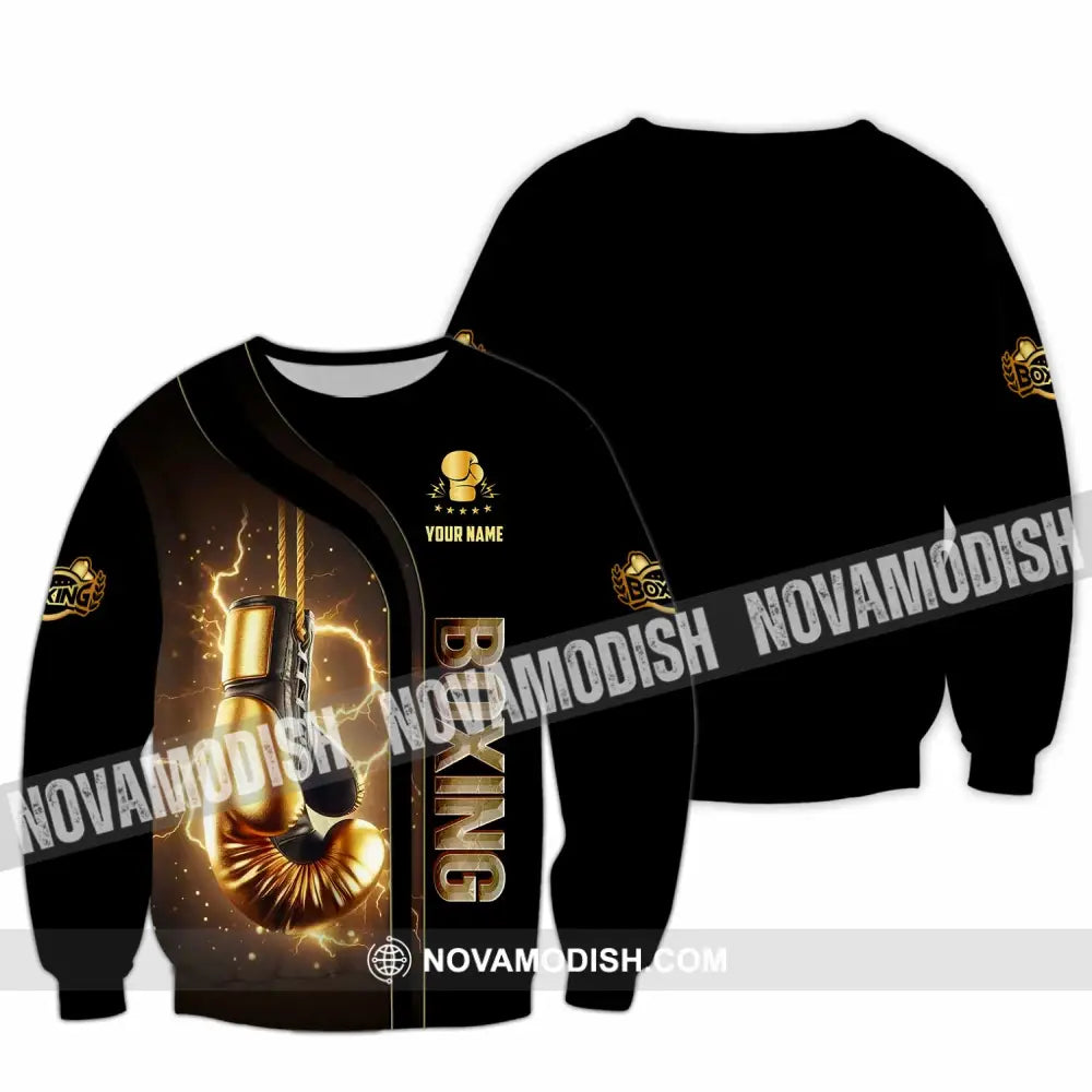 Unisex Shirt - Custom Boxing Lover Sport Shirt Long Sleeve / S T-shirt