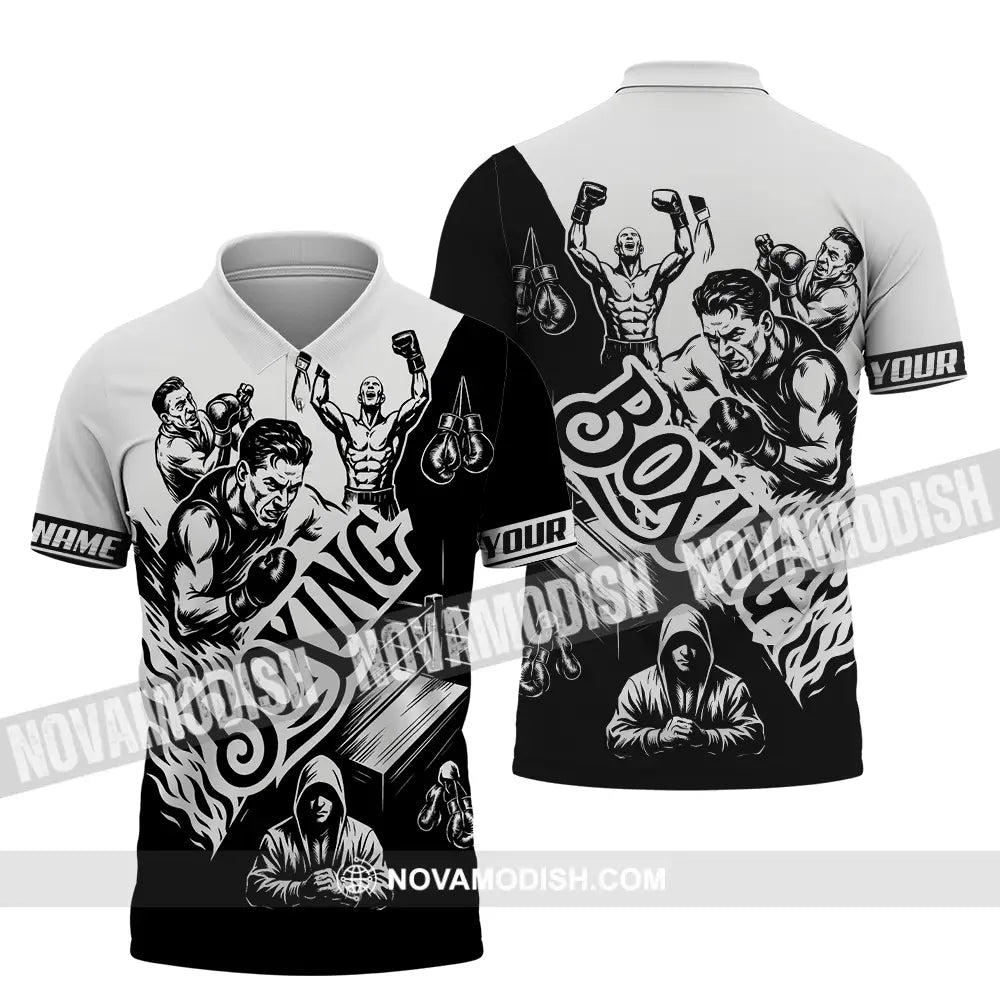Unisex Shirt - Custom Boxing Men Shirt Polo Shirt / S T-shirt