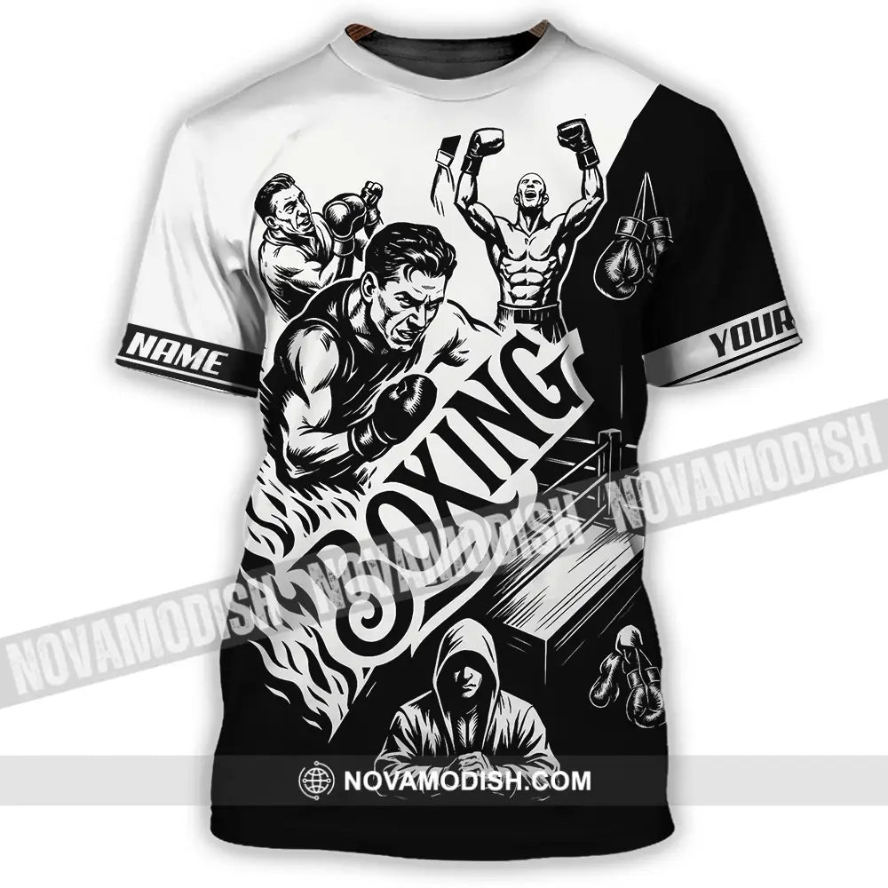 Unisex Shirt - Custom Boxing Men Shirt T-Shirt / S T-shirt