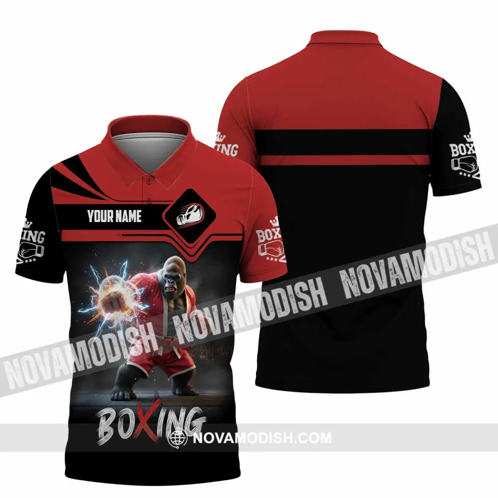 Unisex Shirt - Custom Boxing Shirt Polo Shirt / S T-shirt