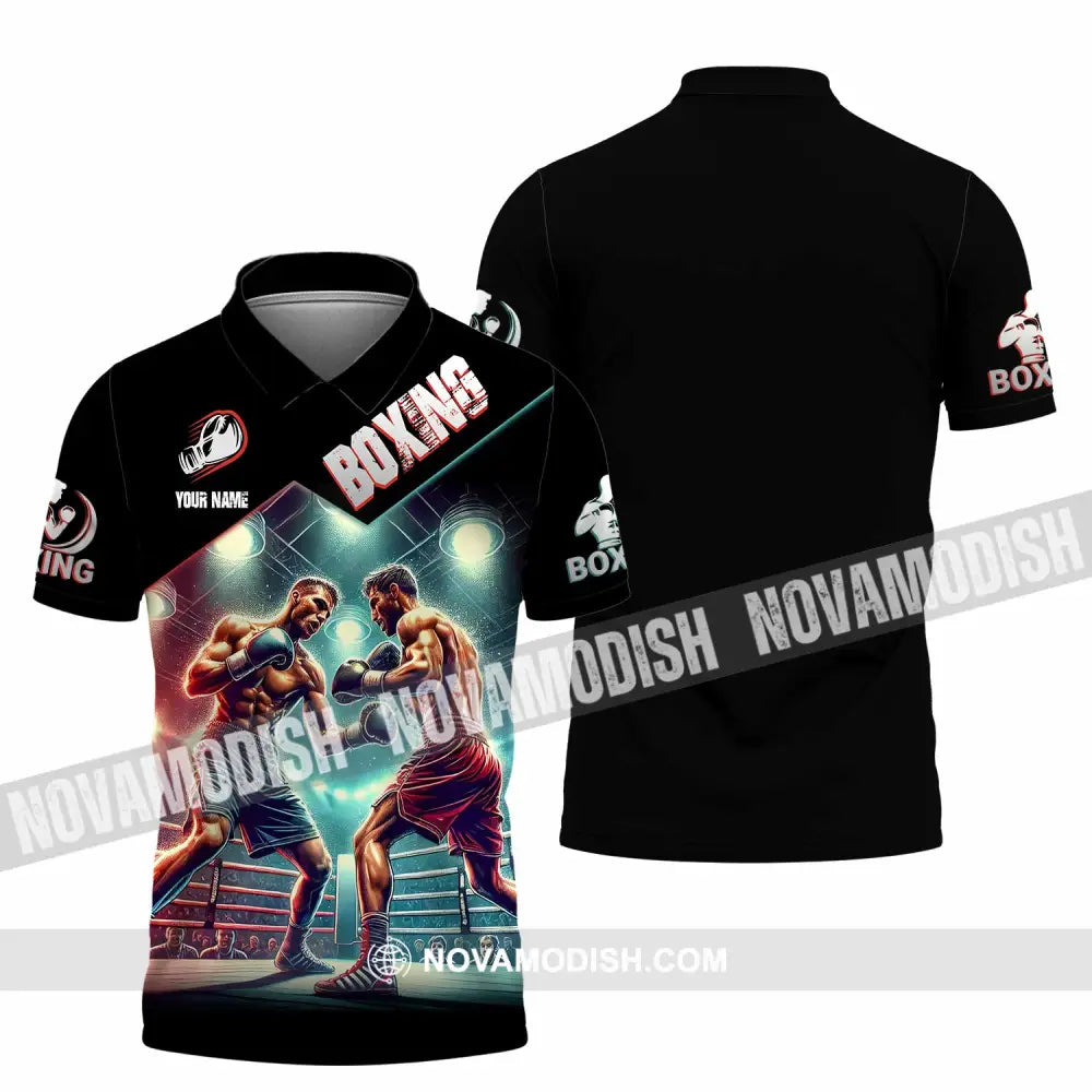 Unisex Shirt - Custom Boxing Shirt Polo Shirt / S T-shirt
