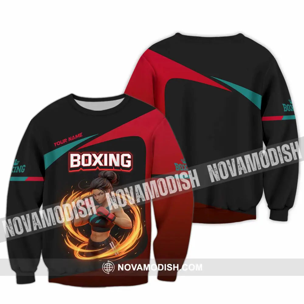 Unisex Shirt - Custom Boxing Sport Shirt Long Sleeve / S T-shirt
