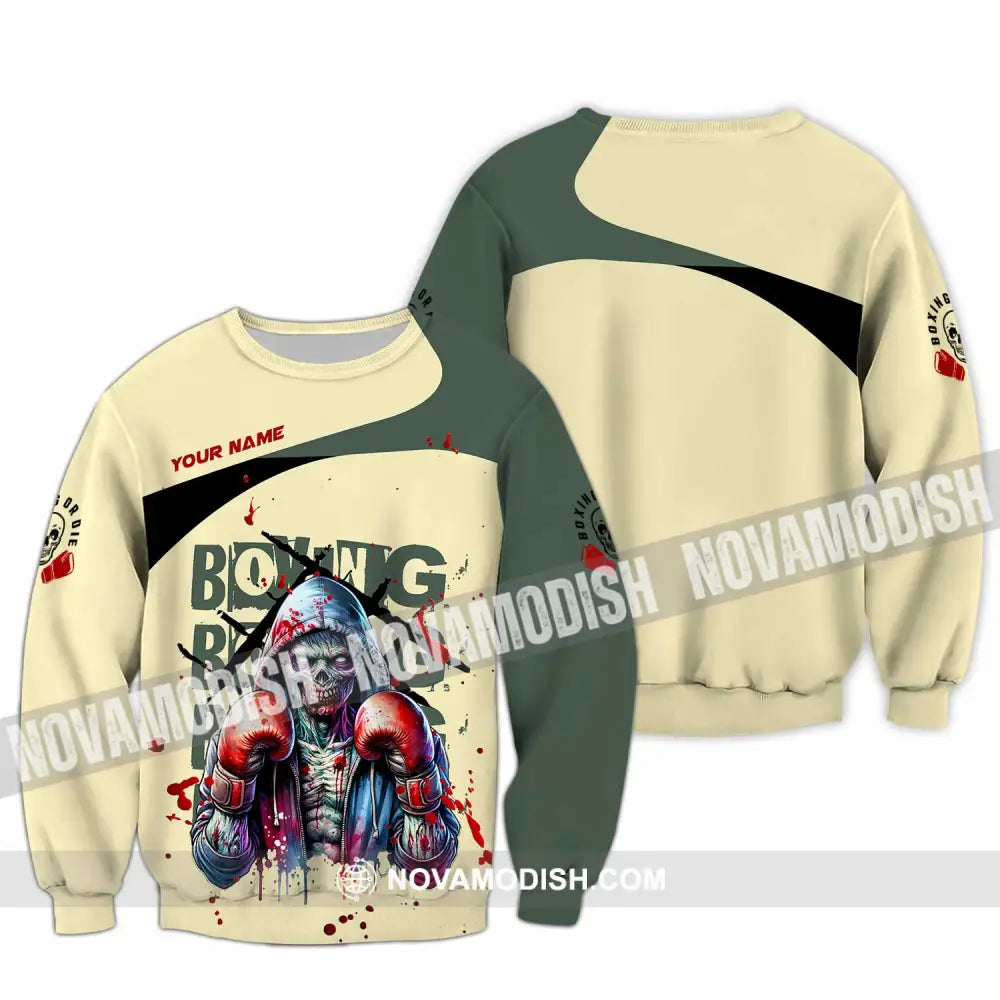 Unisex Shirt - Custom Boxing Sport Shirt Long Sleeve / S T-shirt