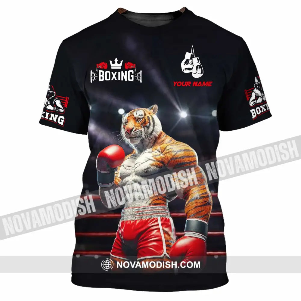 Unisex Shirt - Custom Boxing Tiger Shirt T-Shirt / S T-shirt